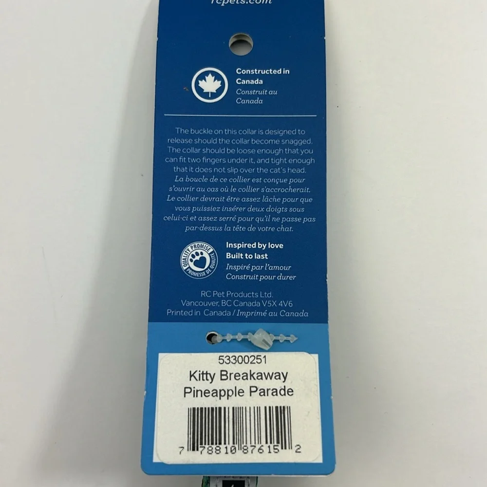 Kitty breakaway collar